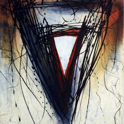 BLASON - 1989 - Eau-forte, pointe sèche - 56cm x 38cm 